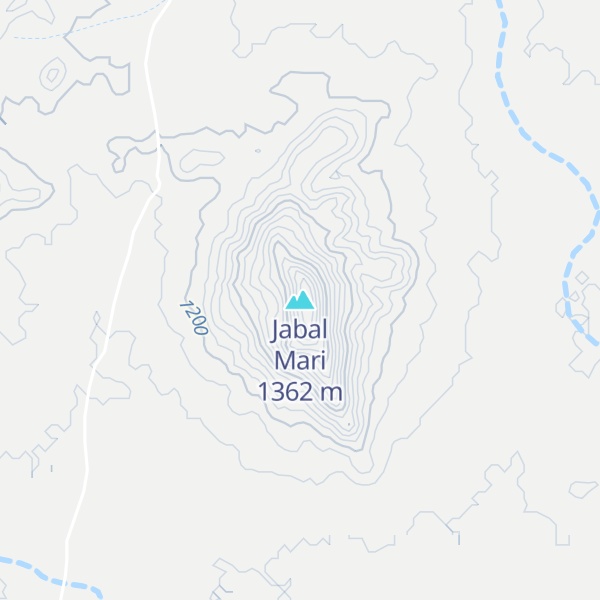 Map of Jabal Mari