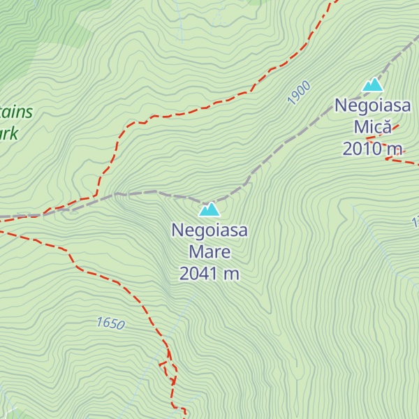 Map of Negoiasa Mare