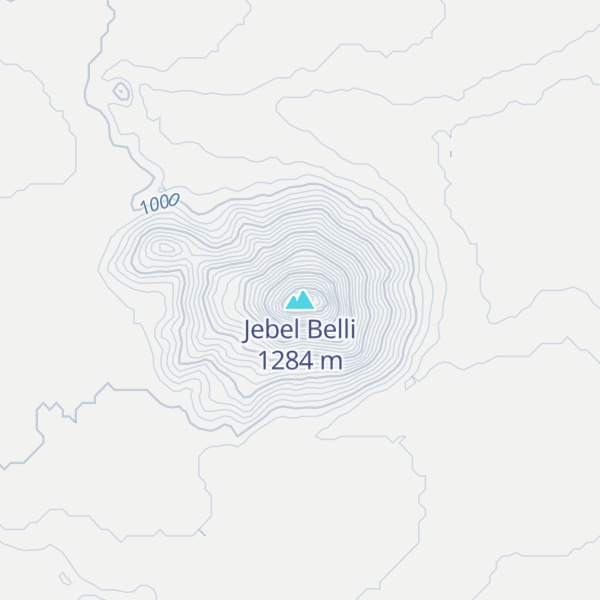 Map of Jebel Belli