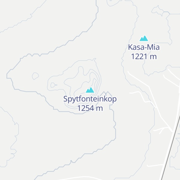 Map of Spytfonteinkop