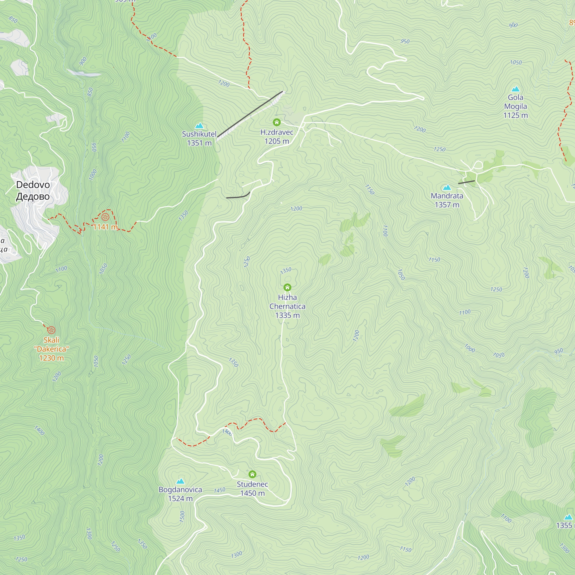 Hizha Chernatica map