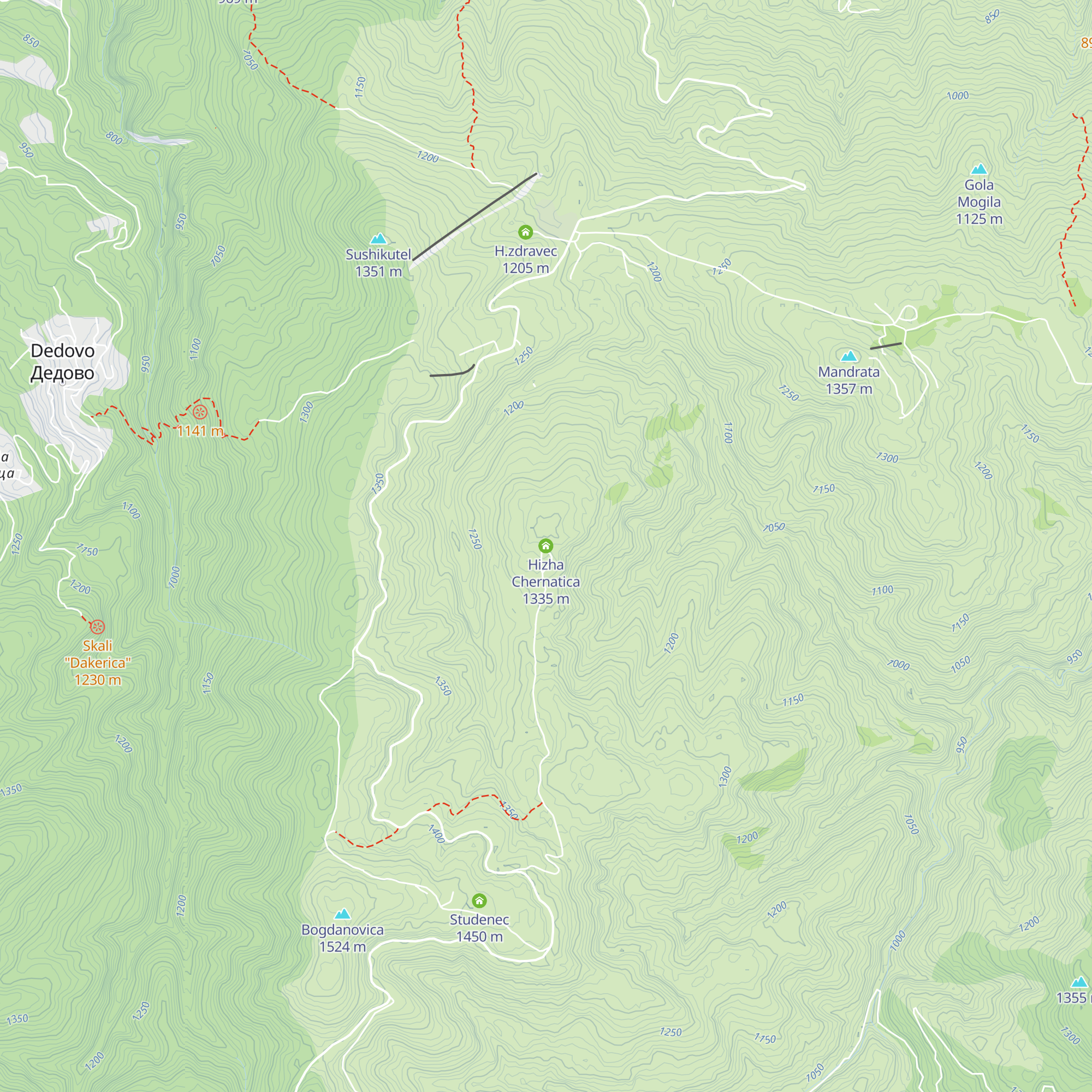 Hizha Chernatica map