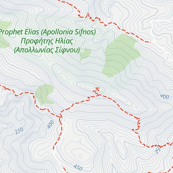 Map of Profitis Ilias