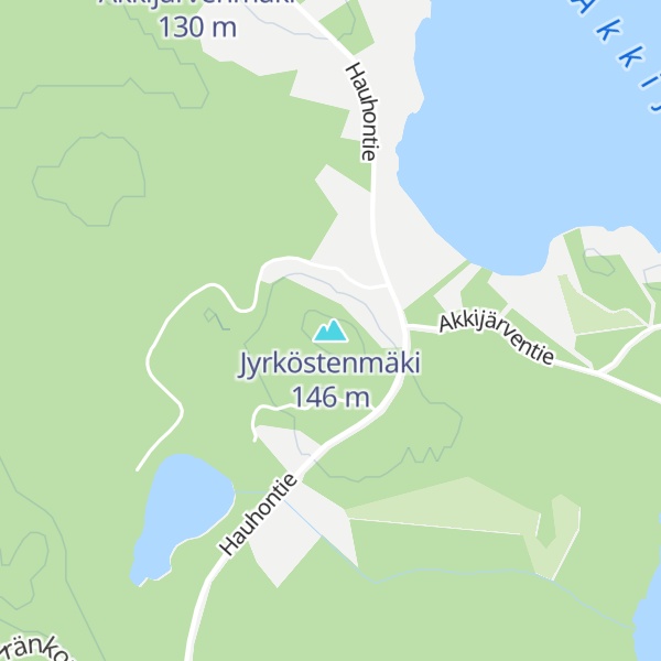 Map of Jyrköstenmäki
