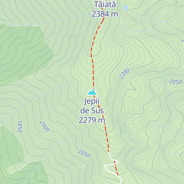 Map of Jepii de Sus