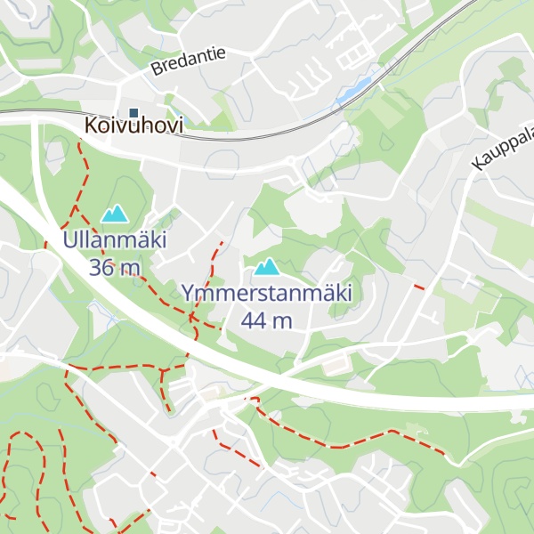 Map of Ymmerstanmäki