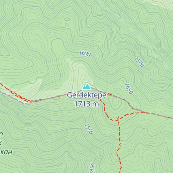 Map of Gerdektepe