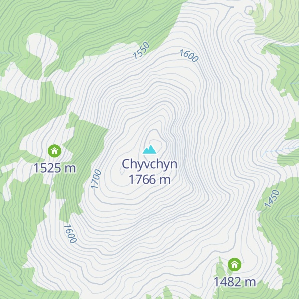 Map of Chyvchyn