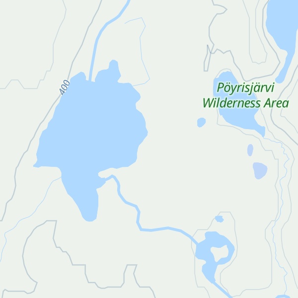 Map of Naltijärvi Open Wilderness Hut