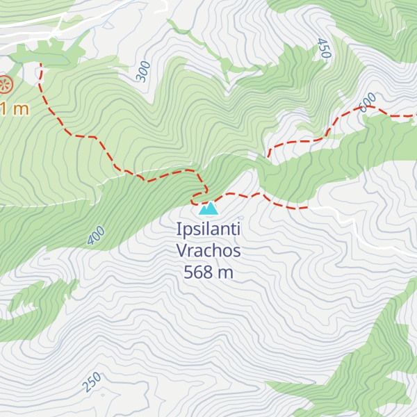 Map of Ipsilanti Vrachos