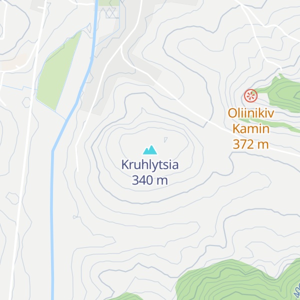 Map of Kruhlytsia