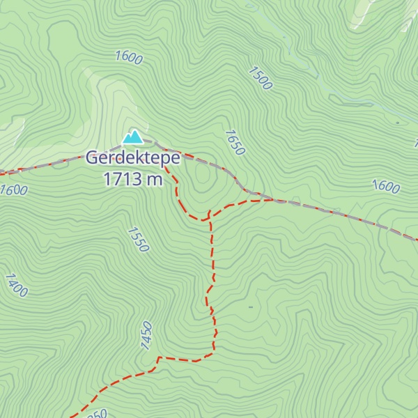 Map of Shelter Gerdektepe