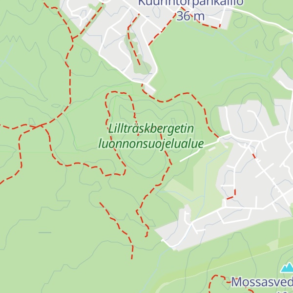 Map of Lilträskberget