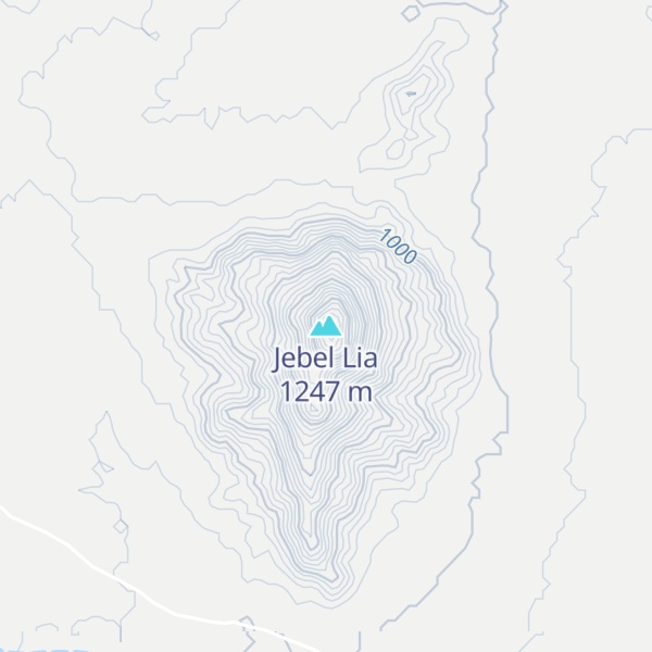 Map of Jebel Lia