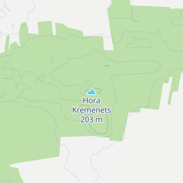 Map of Hora Kremenets