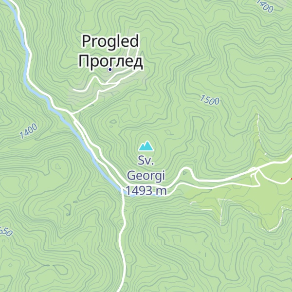 Map of Sv. Georgi