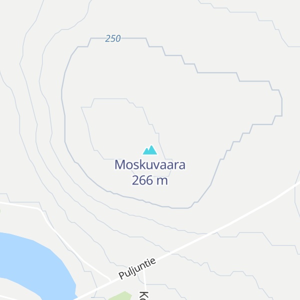 Map of Moskuvaara