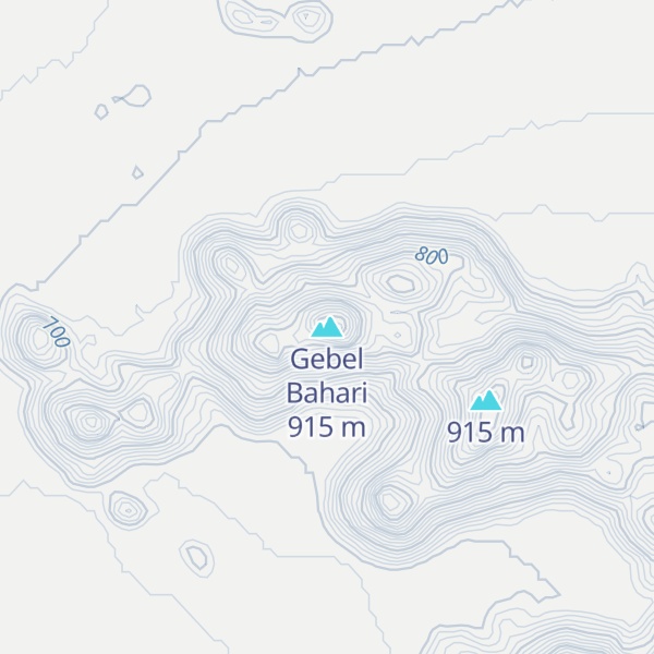 Map of Gebel Bahari