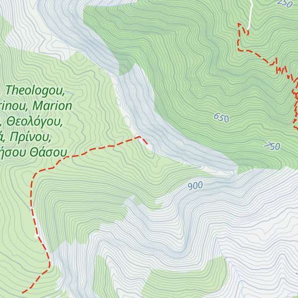 Map of Kamenos Vrachos