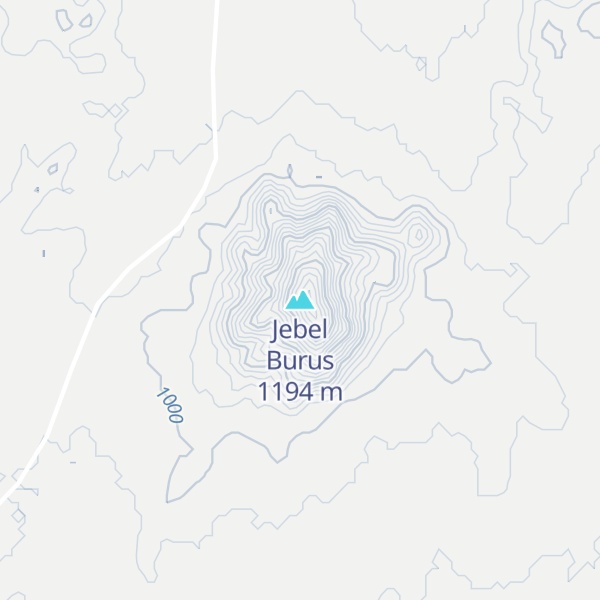 Map of Jebel Burus