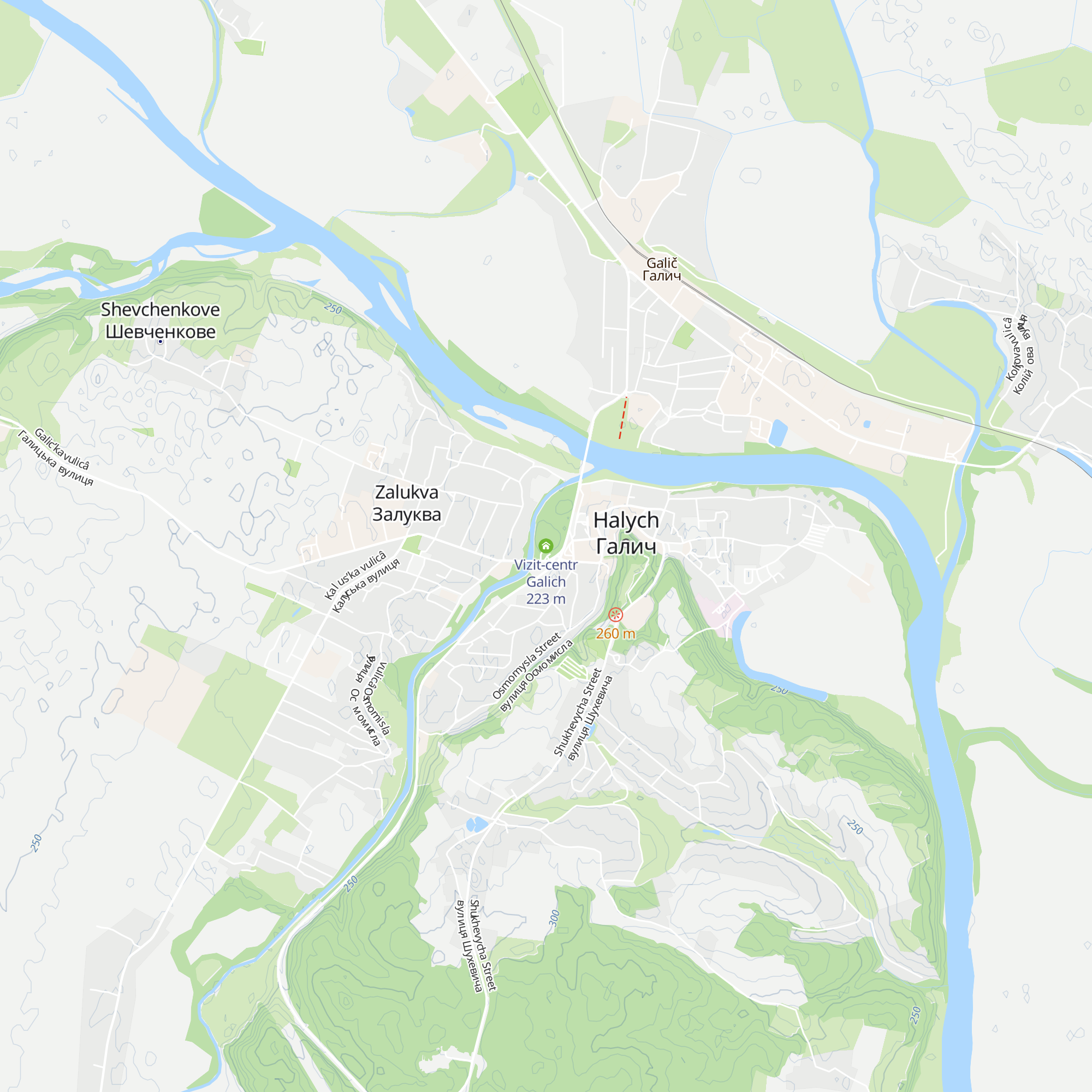 Vizit-centr Galich map