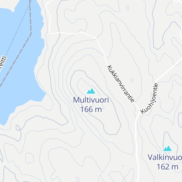 Map of Multivuori
