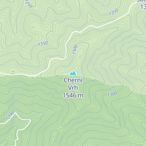 Map of Cherni Vrh
