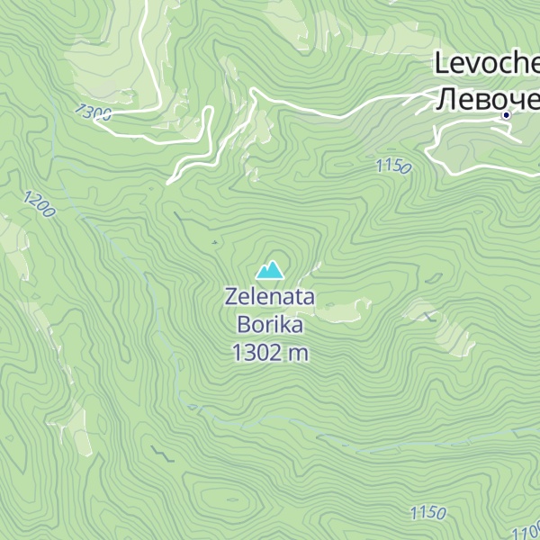 Map of Zelenata Borika