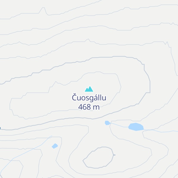 Map of Čuosgállu