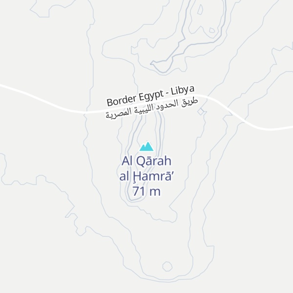 Map of Al Qārah al Ḩamrā’