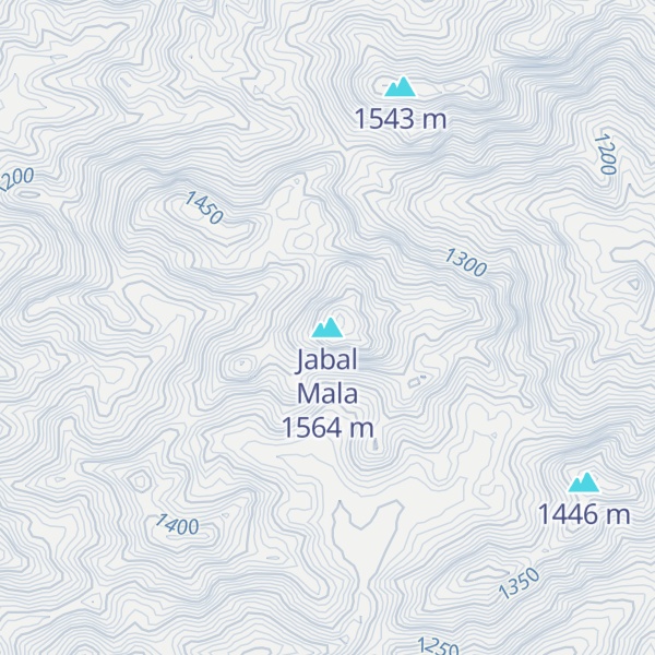 Map of Jabal Mala