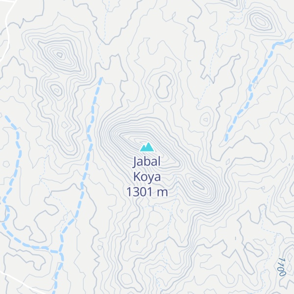 Map of Jabal Koya