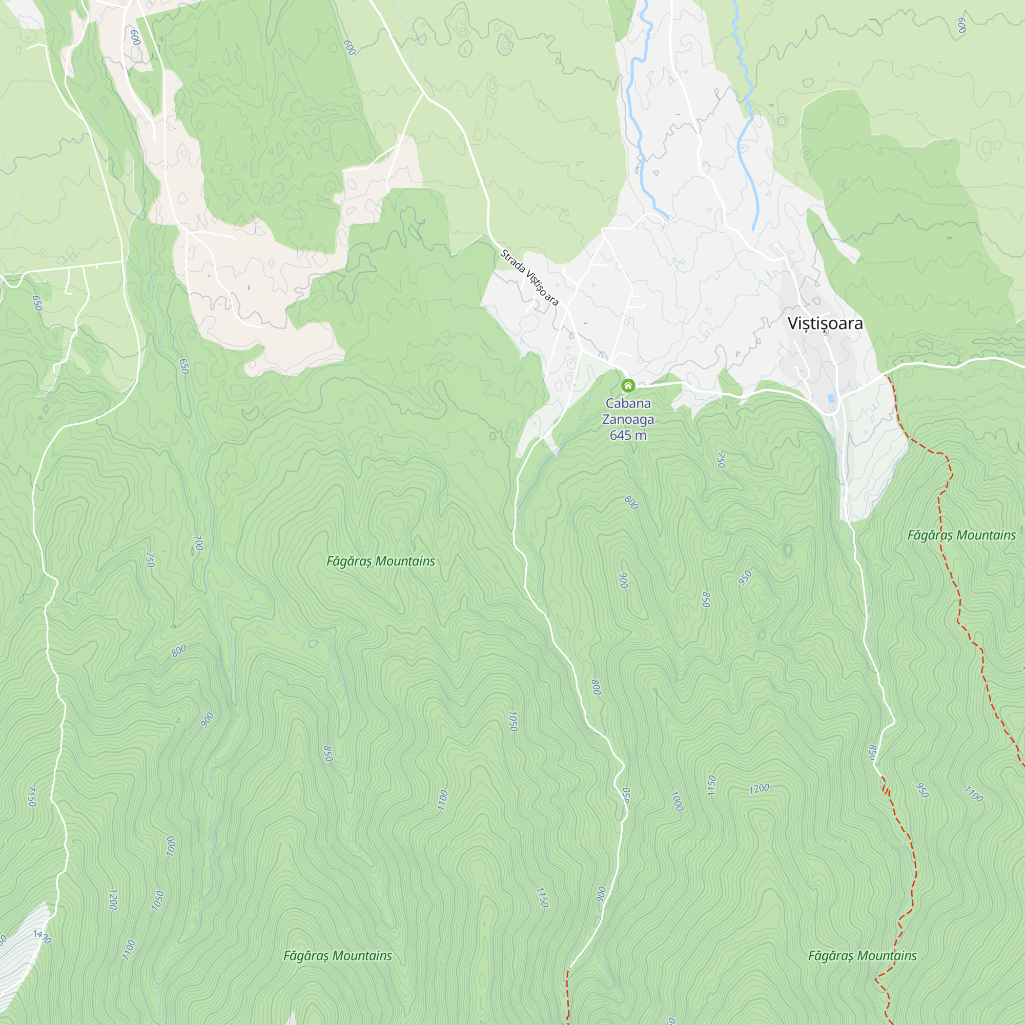 Cabana Iubea map