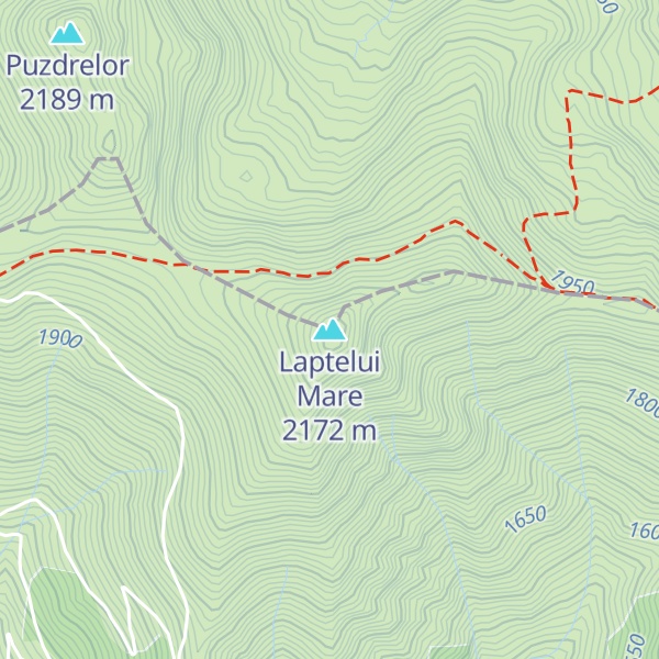 Map of Laptelui Mare