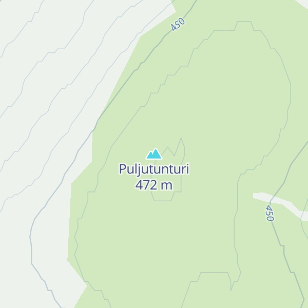 Map of Puljutunturi