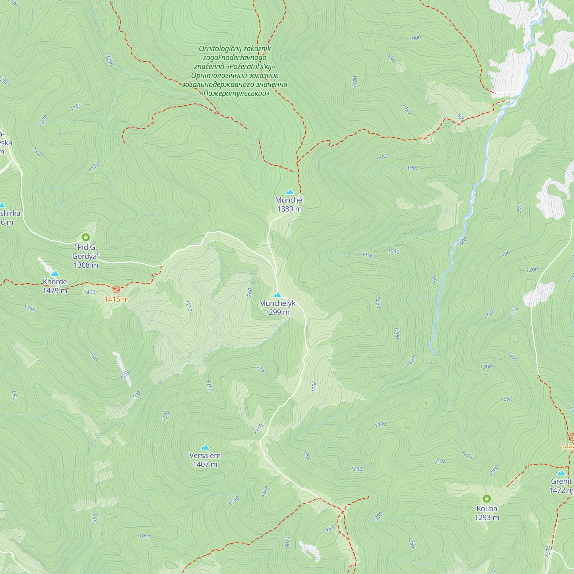 Kurna Koliba map