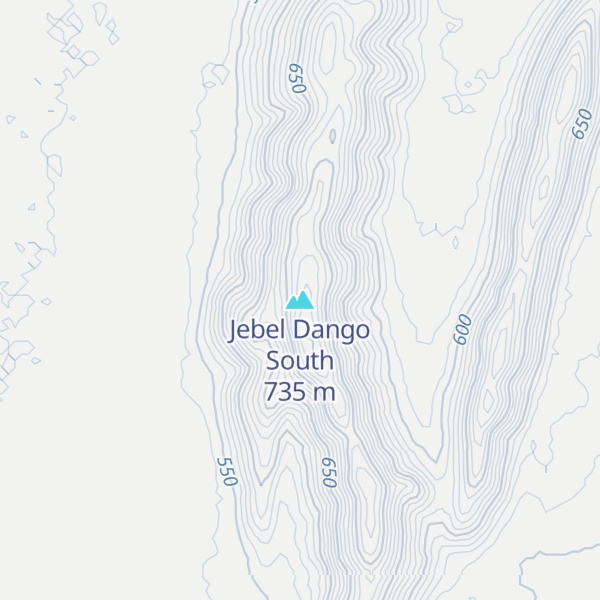 Map of Jebel Dango South