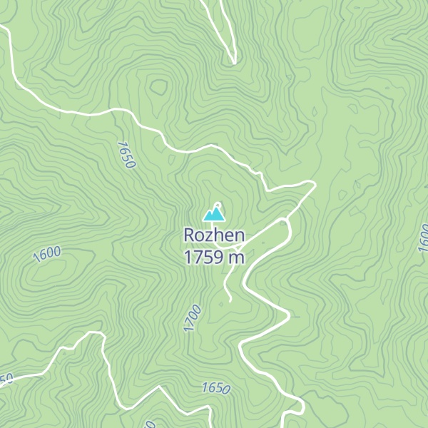Map of Rozhen