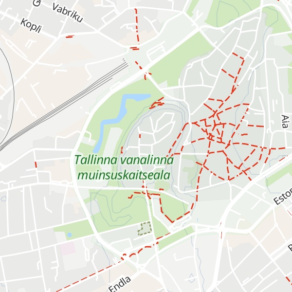 Map of Toompea
