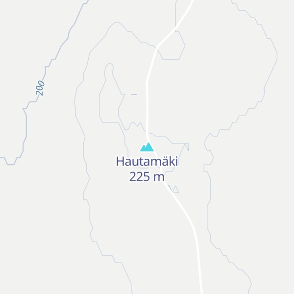 Map of Hautamäki