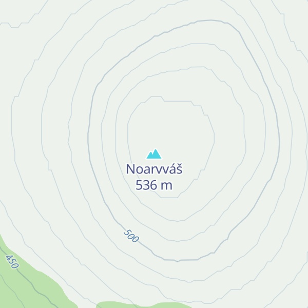 Map of Noarvváš