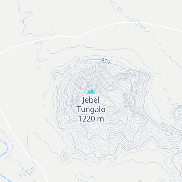 Map of Jebel Tungalo
