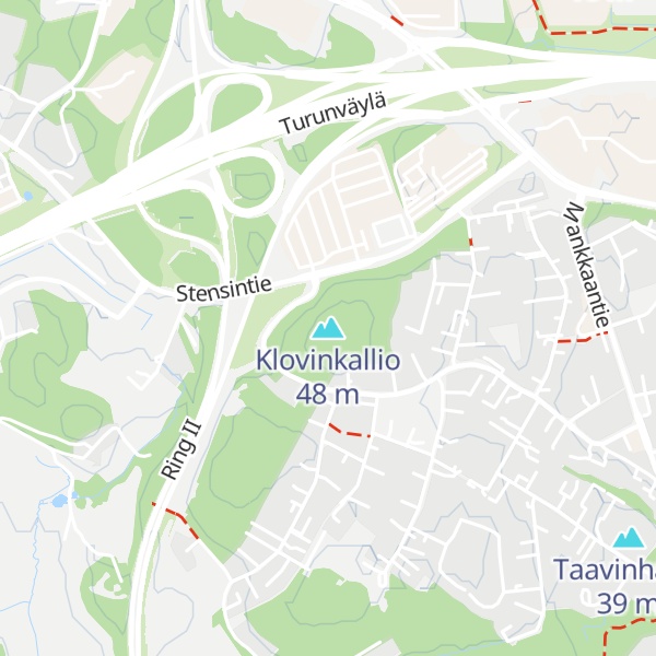 Map of Klovinkallio