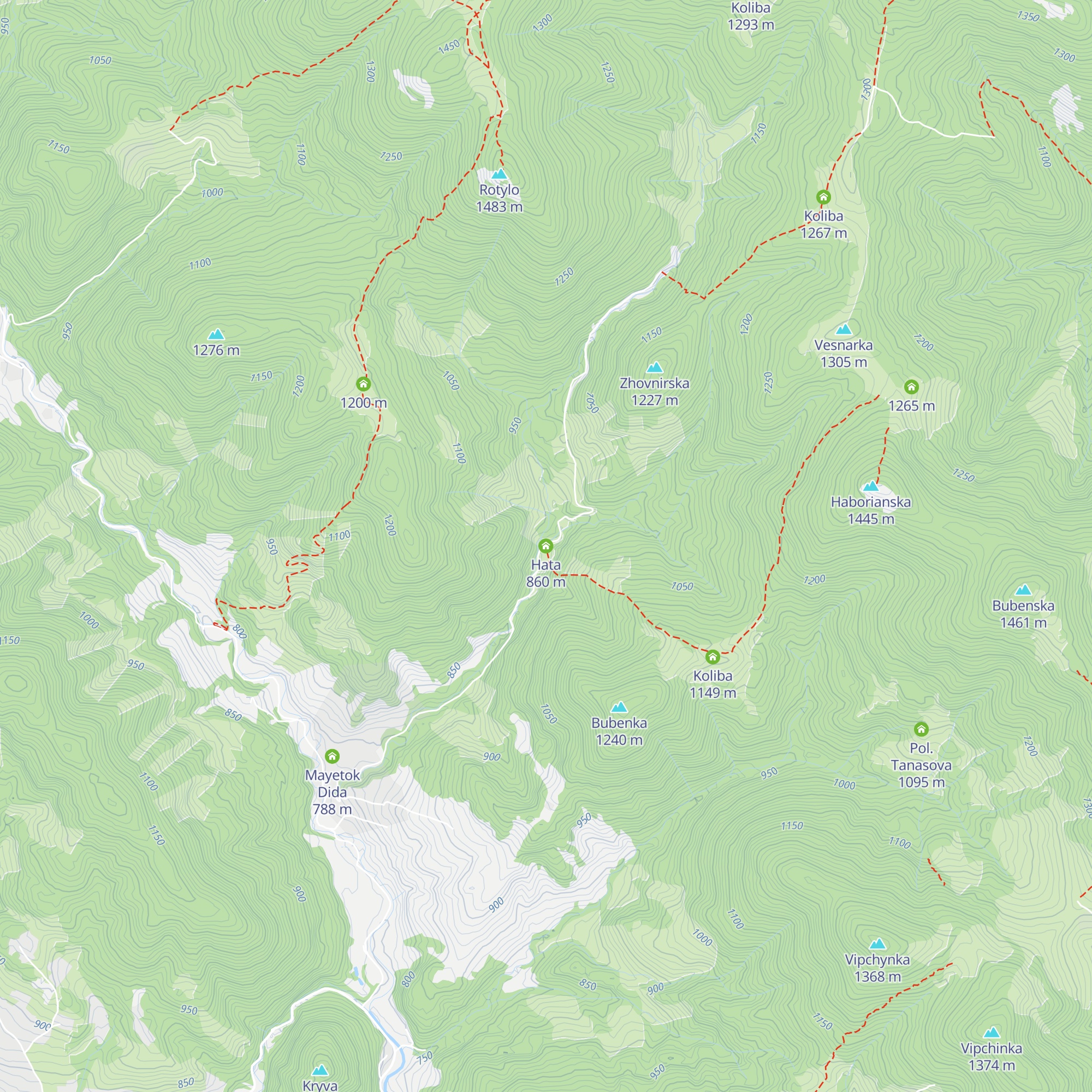 Hata map