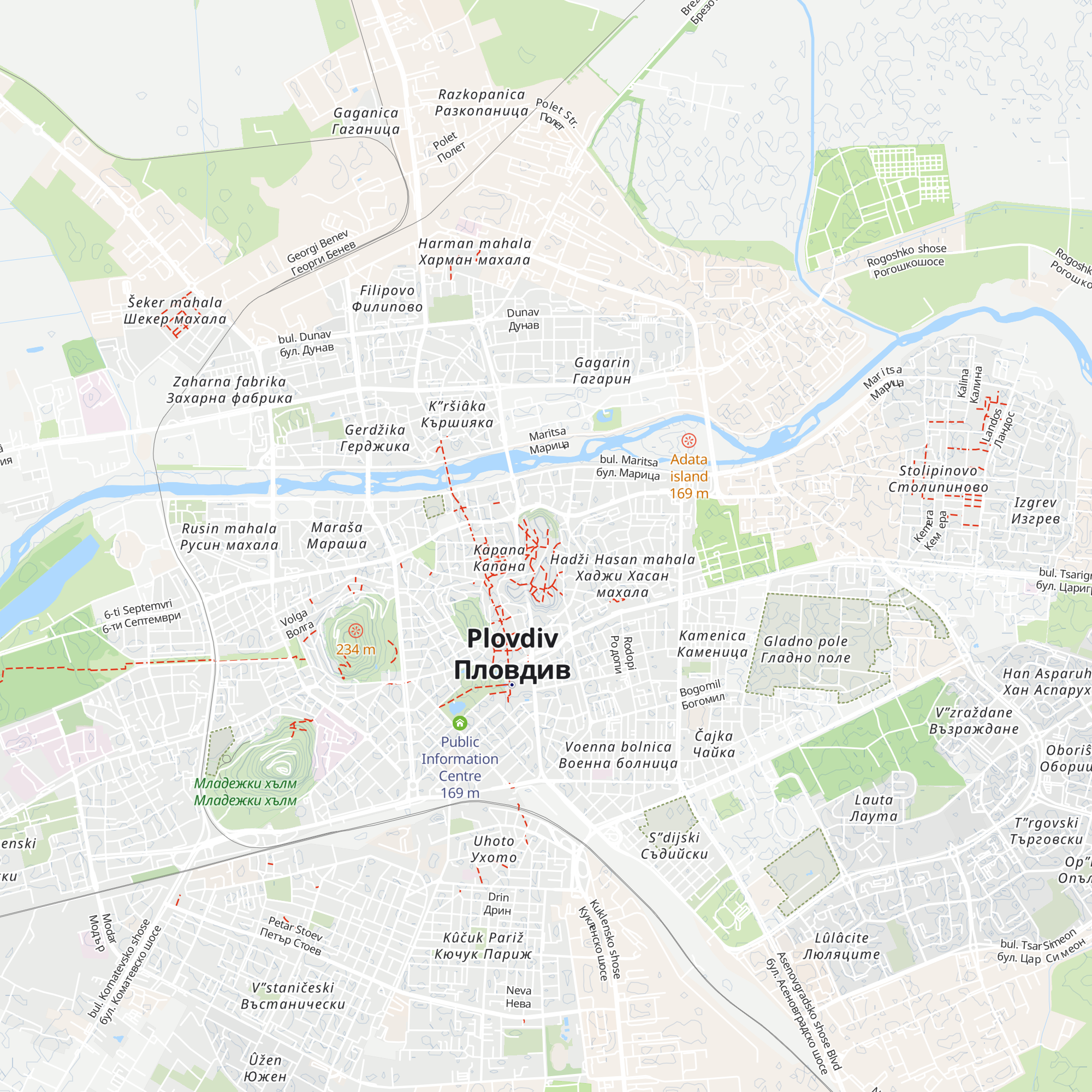 Tourist information center map
