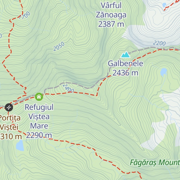Map of Hârtopul Ursului