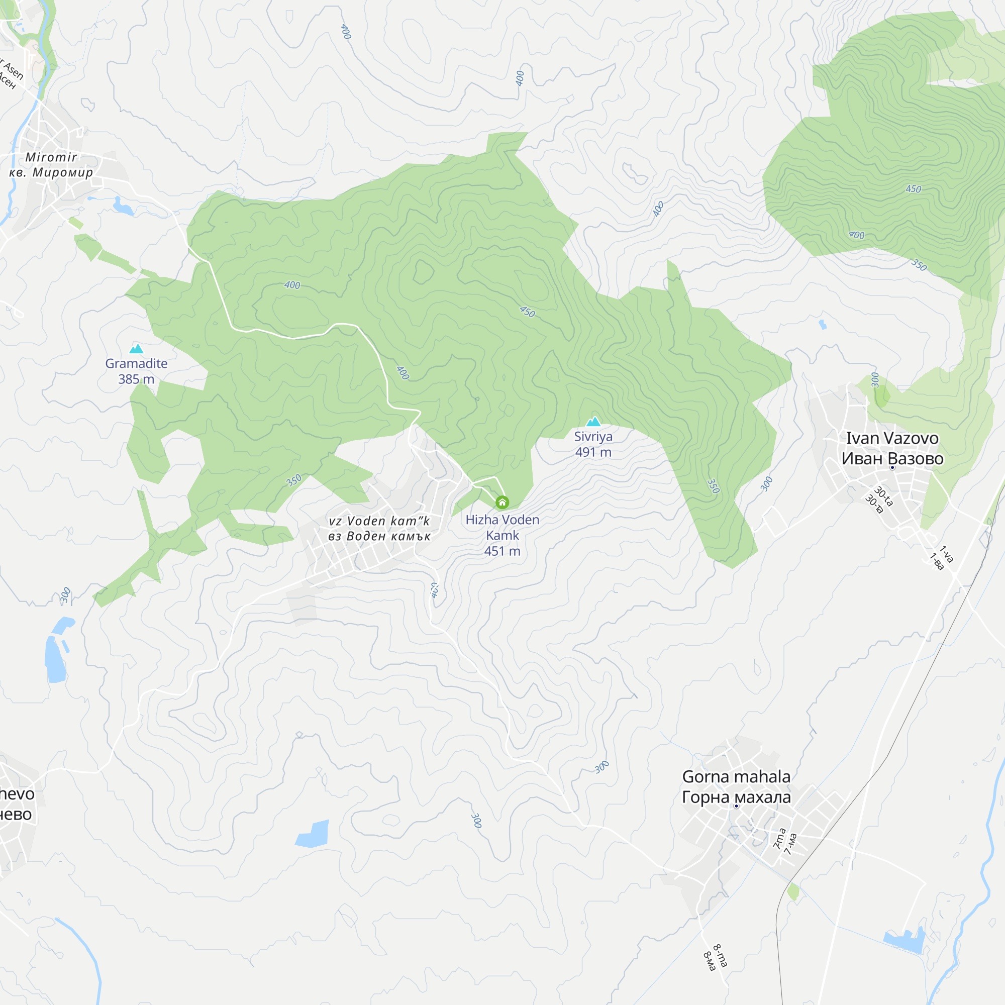 Hizha Voden Kamk map