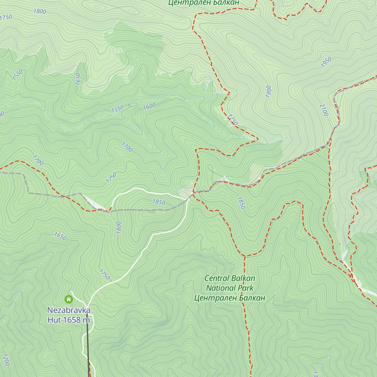Dobrila Hut map
