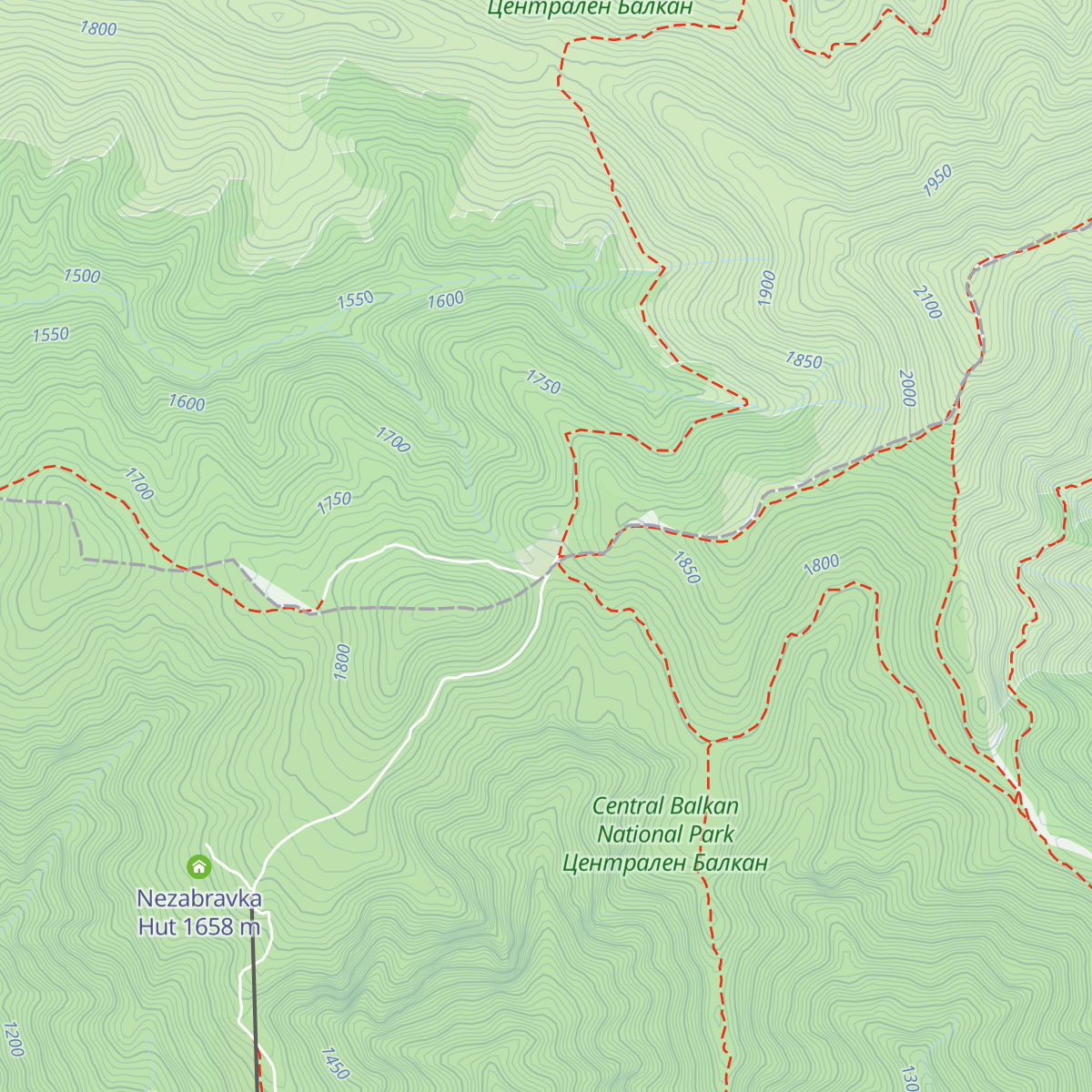 Dobrila Hut map