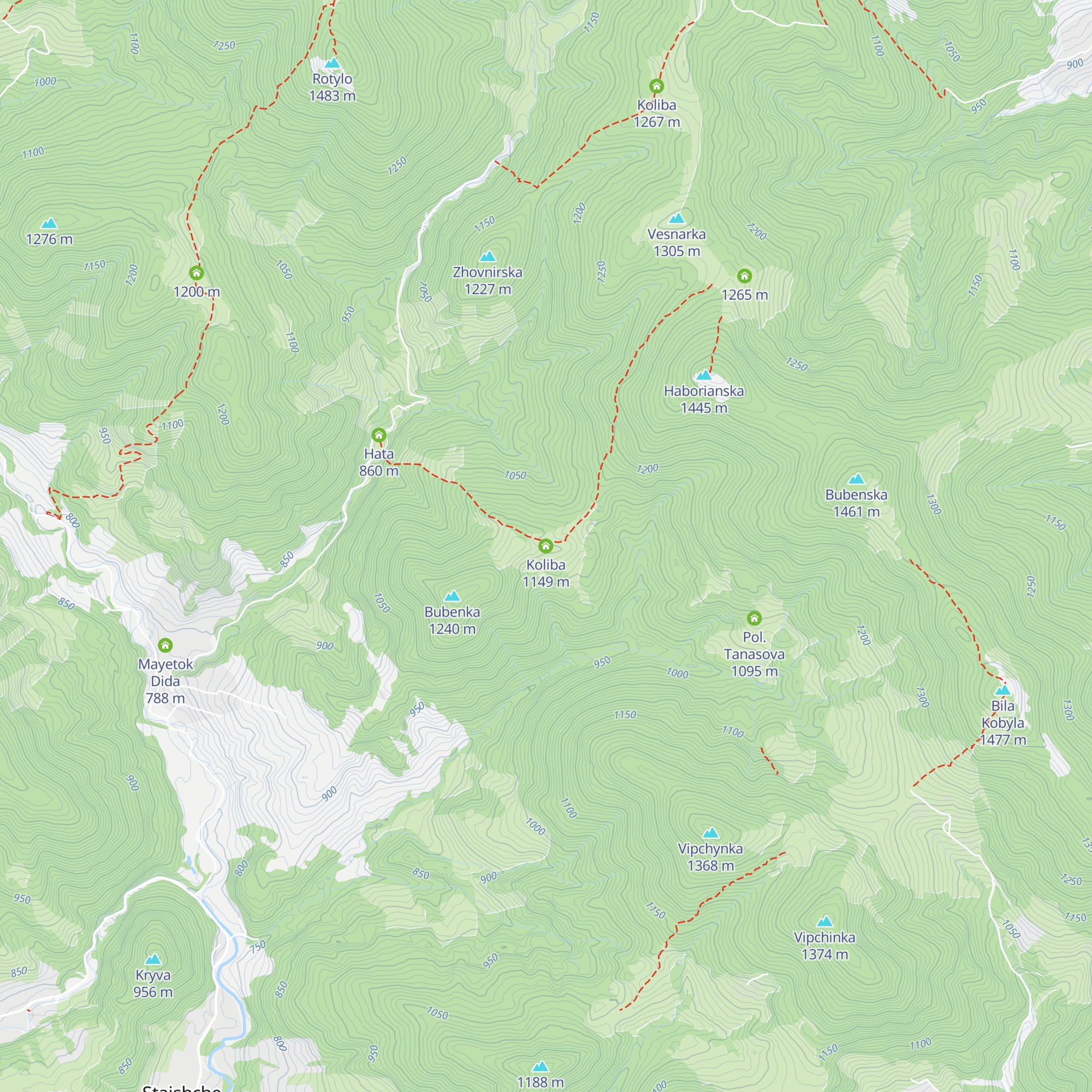 Koliba map